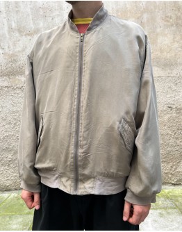 Vintage μεταξωτό καλοκαιρινό jacket L