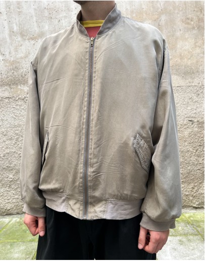 Vintage μεταξωτό καλοκαιρινό jacket L