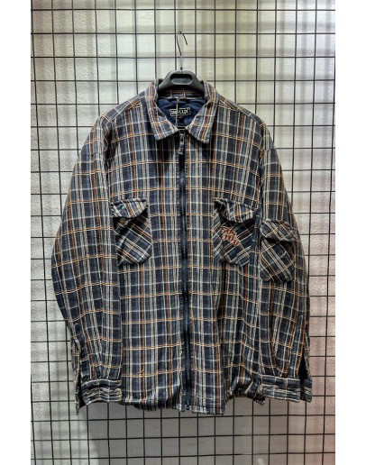 Vintage unisex flannel jacket L