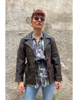 Vintage δερμάτινo jacket S