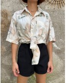 Vintage unisex εμπριμέ πουκάμισο L