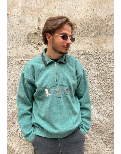 Vintage unisex φλις τοπ L