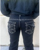 Vintage denim hip hop παντελόνι S