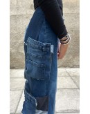 Reworked handmade denim παντελόνι S