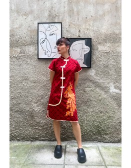 Vintage Qipao φόρεμα M