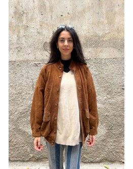 Vintage suede δερμάτινο jacket M