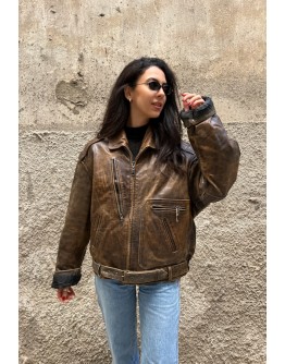 Vintage unisex δερμάτινο jacket M