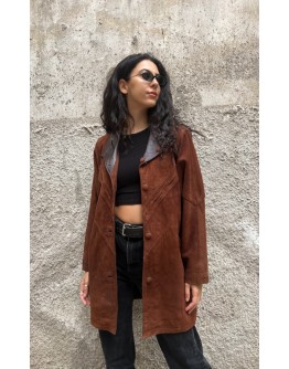 Vintage suede δερμάτινο jacket L