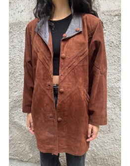 Vintage suede δερμάτινο jacket L