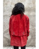 Vintage suede τυρολέζικο δερμάτινο jacket XL