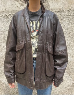 Vintage unisex δερμάτινο jacket L