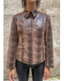 Vintage snake skin jacket M