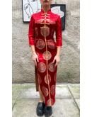 Vintage Qipao φόρεμα XS