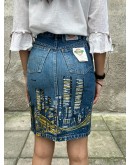 Vintage denim φούστα XS